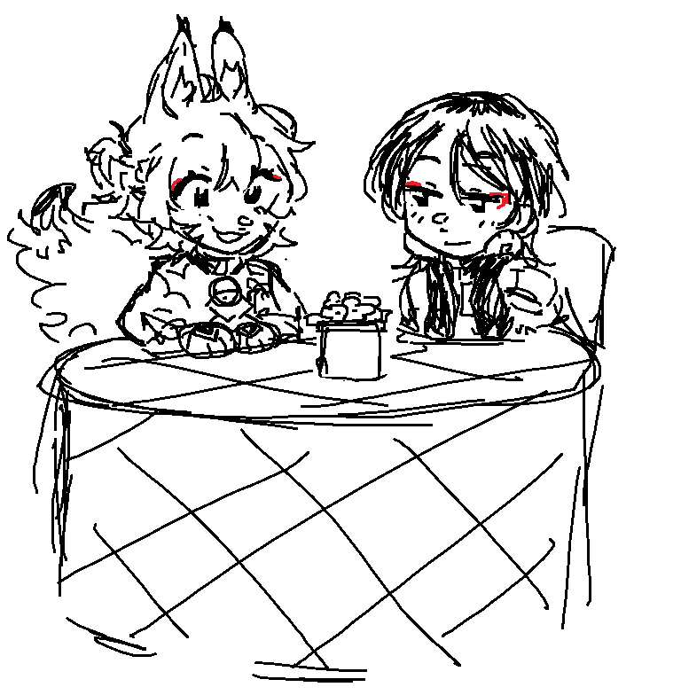 _starry_haze_'s tweet image. I SWEAR IM ALIVE have this incredibly adorable commission i got from @user_vanilla 🥺
+ extra doodles she made!!

#yumetwt #yumeship #GenshinImpact #scaramouche #wanderer