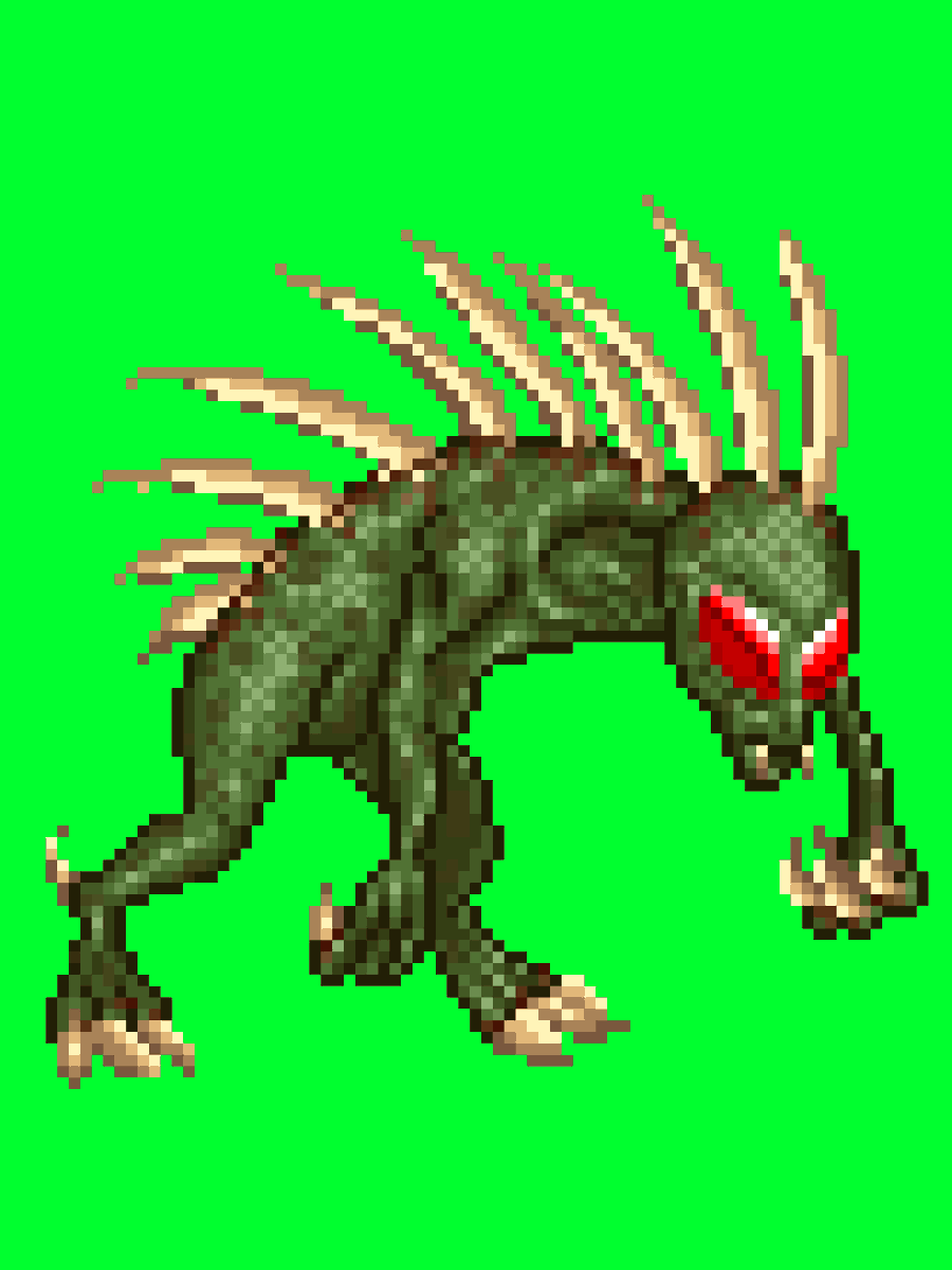 Gesura505art's tweet photo. El Chupacabra
#cryptids #criptidos #leyendas #monster #Mexico #pixelart https://t.co/AYg7ek6N2U