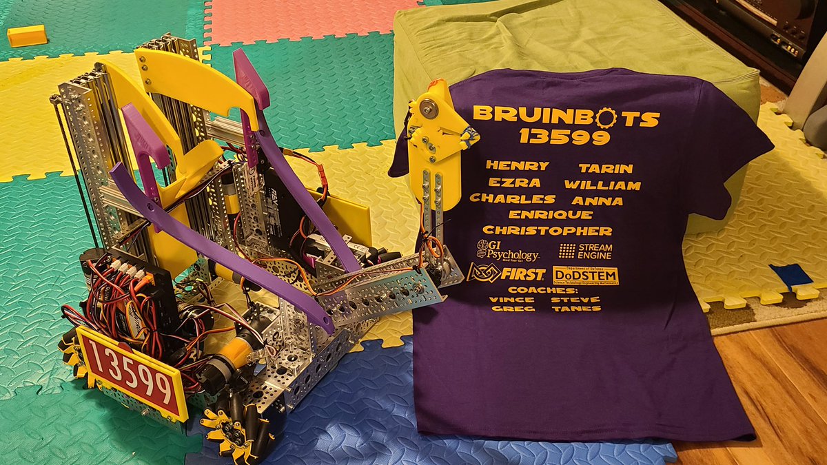 EdKiernanNYC's tweet image. The team built an AMAZING robot! 🚀 

Best of luck to our coaches and teammates at their first global event this weekend in Washington DC - streaming live on Youtube. We're excited to be a part of your journey. 🏆 #STEM #DoDSTEM #robotics #streamengine @streamengineai @DoDstem