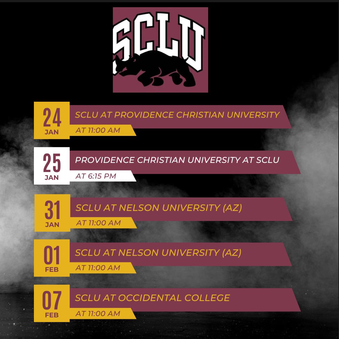 sclurhinosbb's tweet photo. The path to success starts now…

Here is the 2025 schedule for you Rhinos!

#sclurhinos #rhinonation #jesuschrist https://t.co/4RiTmYz9FS