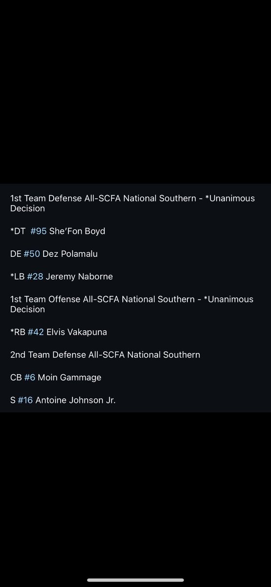 A JuCo Head Coach in 2023 told me that my film didn’t make him want to grab me to play at his school. He then started to point out every RB he had and what they could do. Fullerton told me they wanted me, and now I’m a 2x 1st Team Offense All-Conference Player. 

Thank you FC💯🤝