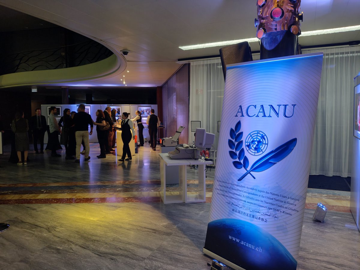 Amb_JiaGuide's tweet photo. Congratulations to @ACANU_Geneva on the association’s 75th Anniversary. Such a memorable moment for all those who are dedicated to reporting the International Geneva! https://t.co/2NGCpkpxwY