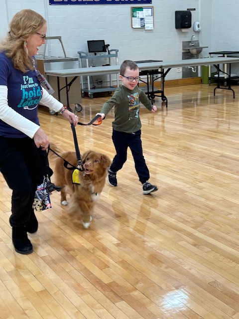 We loved having therapy dogs from Pet Partners visit at Jackson today! What an amazing experience for our students!
