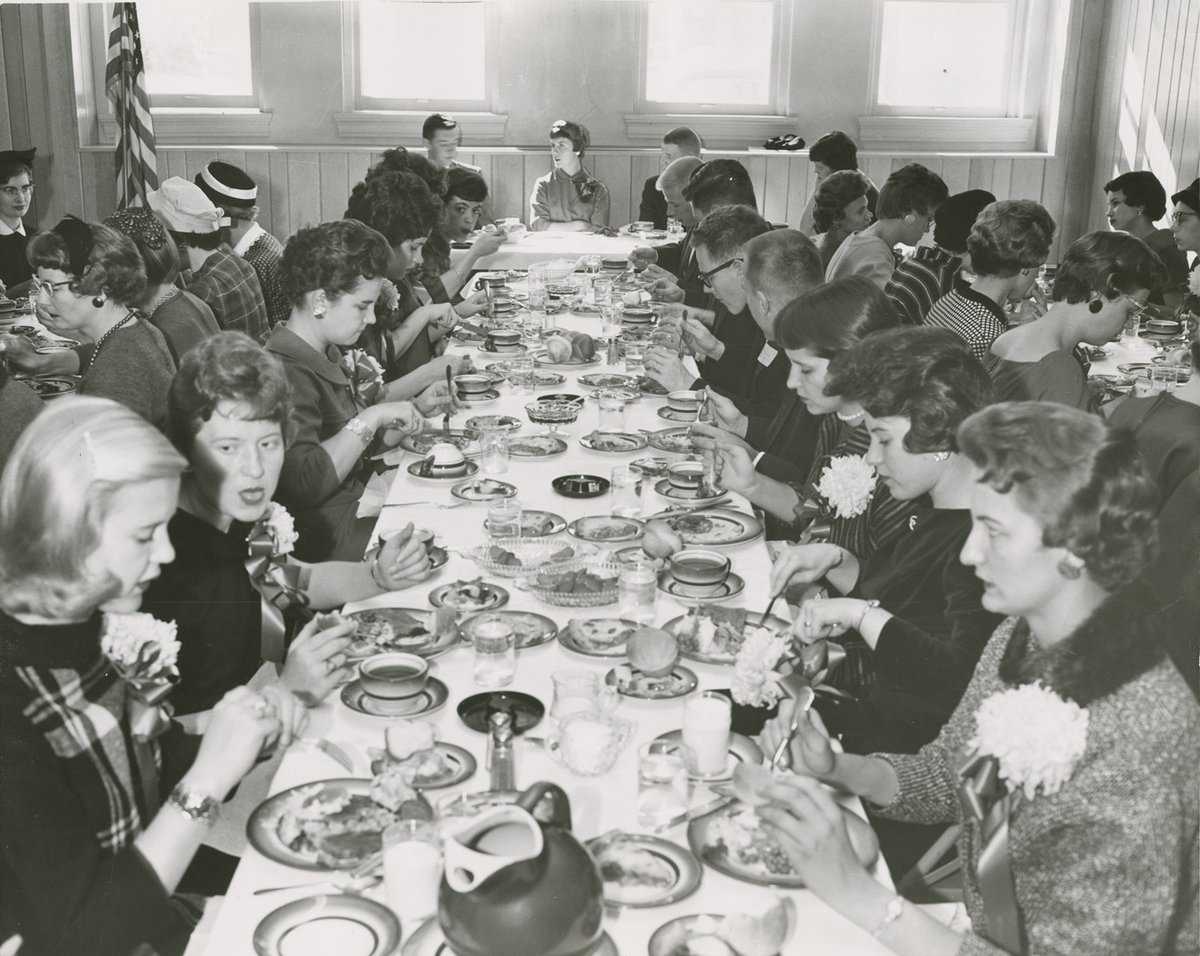 Ctr Western Studies (@augiecws) on Twitter photo Viking Days Queen Soffie Hoines reigns over the Glad-Adelphic society luncheon <a href="/AugustanaSD/">Augustana University</a> in 1958. #ArchivesFeast #ArchivesHashtagParty Viking Days Queen Soffie Hoines reigns over the Glad-Adelphic society luncheon <a href="/AugustanaSD/">Augustana University</a> in 1958. #ArchivesFeast #ArchivesHashtagParty