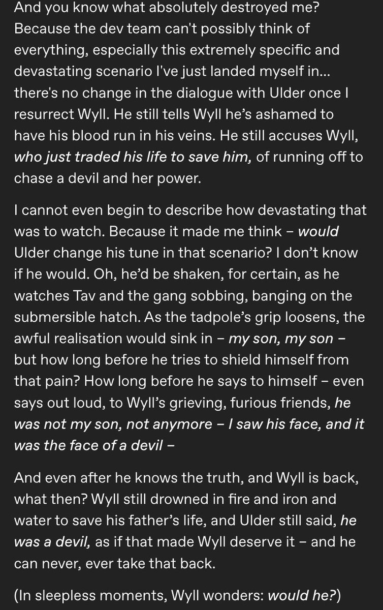 saw this and <a href="/larianstudios/">Larian Studios</a> you gotta read this emergent story