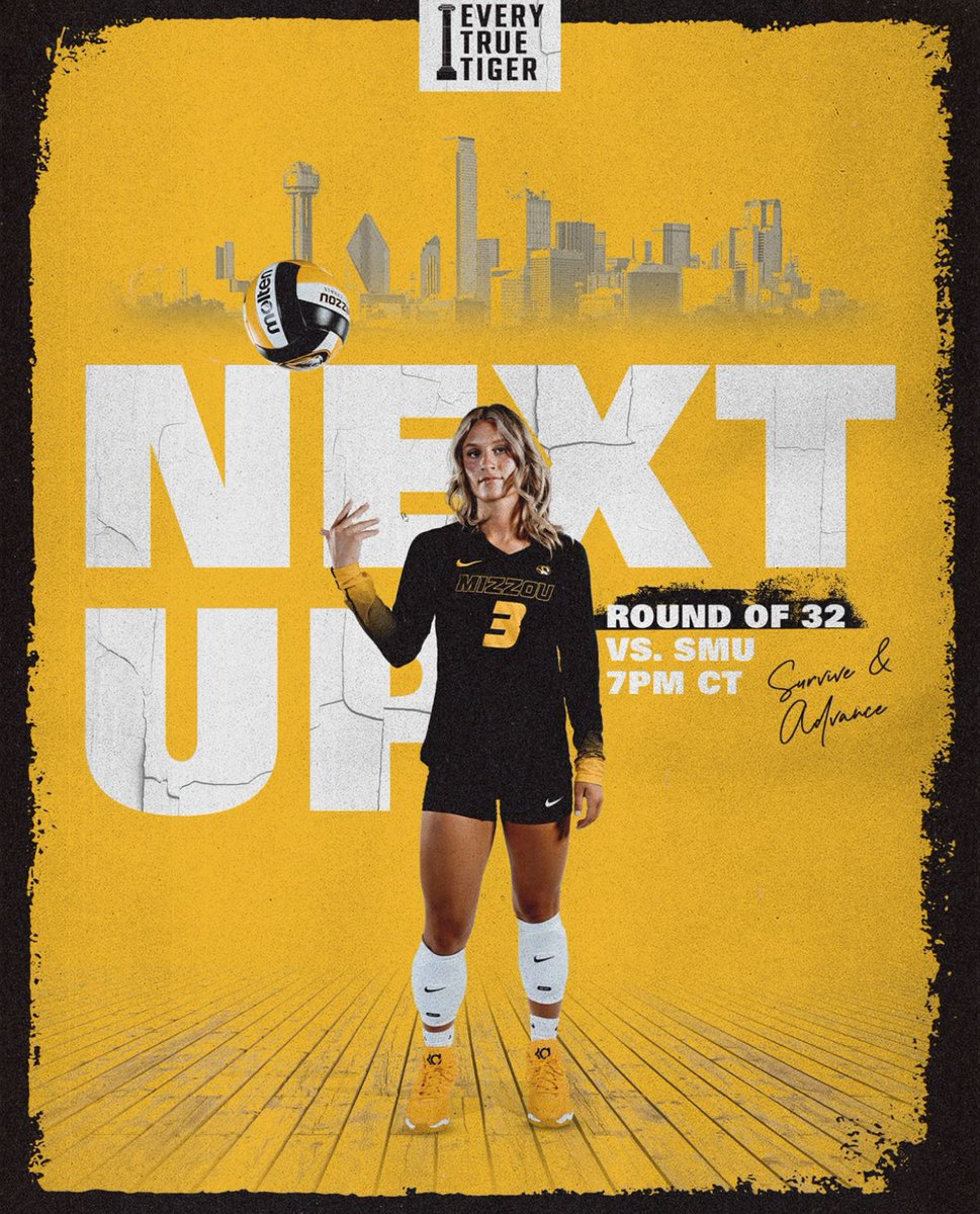 Tigers vs. Mustangs.🐯🔥
The fight continues Friday at 7 PM. Let's back Mizzou Volleyball all the way!💪🏐  #MIZ #ETTB
@mizzouathletics @mizzouvb