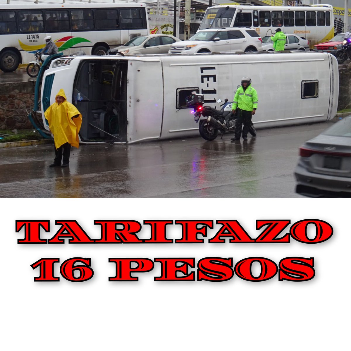 Los concesionarios del transporte público se reunieron hoy con el ayuntamiento para solicitar un incremento de 3 y 4 pesos en la tarifa. Se lo venimos anunciando desde hace tiempo... Se abre 🧵 
<a href="/municipio_leon/">Municipio de León</a> <a href="/movilidad_leon/">Movilidad León</a> <a href="/AleGutierrez_mx/">𝗔𝗹𝗲 𝗚𝘂𝘁𝗶𝗲́𝗿𝗿𝗲𝘇</a> <a href="/betomof/">Beto Moreno</a> <a href="/genarot86/">Genaro66</a> <a href="/RomanCifuentes/">Roman Cifuentes</a>