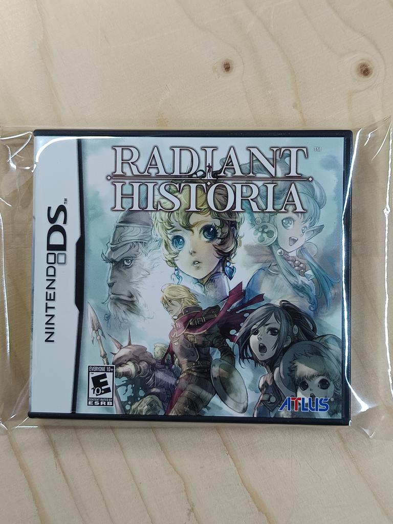 ⚡NEW IN STOCK⚡ 
#RadiantHistoria from 2011 on the #NintendoDS - this is the [NTSC] release by <a href="/Atlus_West/">Official ATLUS West</a> - one of the BEST RPG's on the handheld 🥰 ebay.co.uk/itm/1164129483… #eBay via <a href="/eBay_UK/">eBay UK</a>