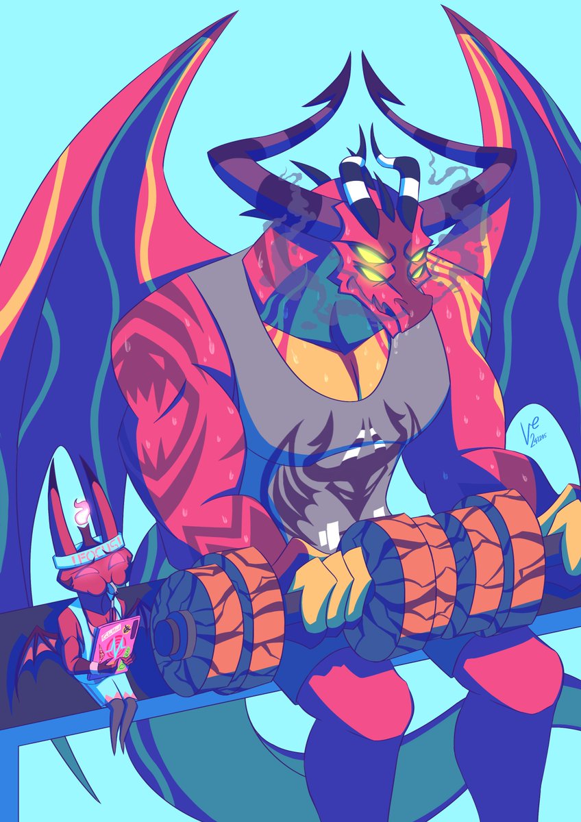 Workout

#HelluvaBoss #HelluvaBossFanart #Hellthcare #Satan #Yogirt #HelluvaBossSatan #HelluvaBossYogirt #헬루바보스 #사탄 #요기트