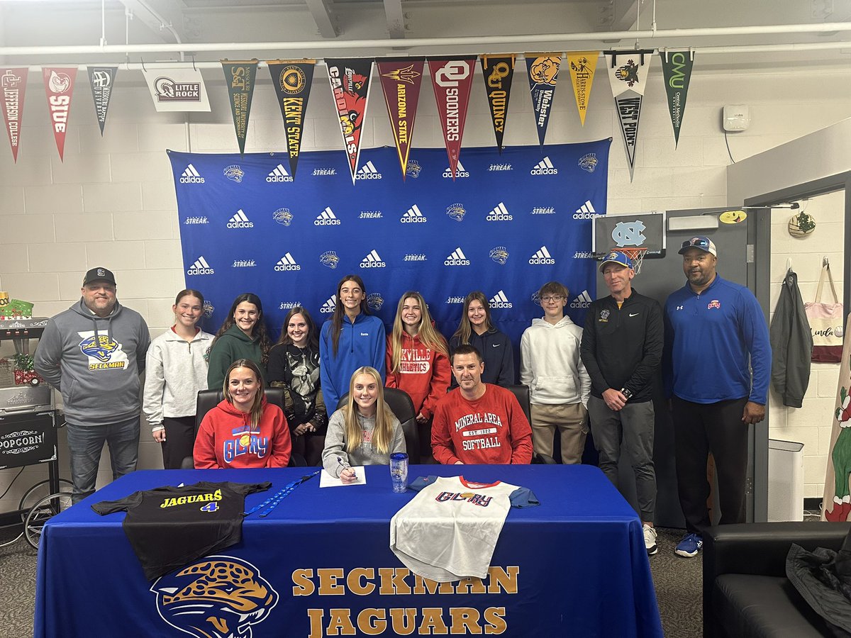 Seckman Softball (@seckmansoftball) on Twitter photo Congratulations to Senior outfielder <a href="/MckennaIlko/">McKenna Ilko</a> continuing her academic and athletic career at Mineral Area College! Congratulations, Mckenna, we are so very proud of you!
<a href="/JaguarAthletics/">Seckman Athletics/Activities π</a> <a href="/SeckmanHigh/">Seckman High School</a> <a href="/CheapSeatsPhoto/">Cheap Seats Photo</a> Congratulations to Senior outfielder <a href="/MckennaIlko/">McKenna Ilko</a> continuing her academic and athletic career at Mineral Area College! Congratulations, Mckenna, we are so very proud of you!
<a href="/JaguarAthletics/">Seckman Athletics/Activities π</a> <a href="/SeckmanHigh/">Seckman High School</a> <a href="/CheapSeatsPhoto/">Cheap Seats Photo</a>