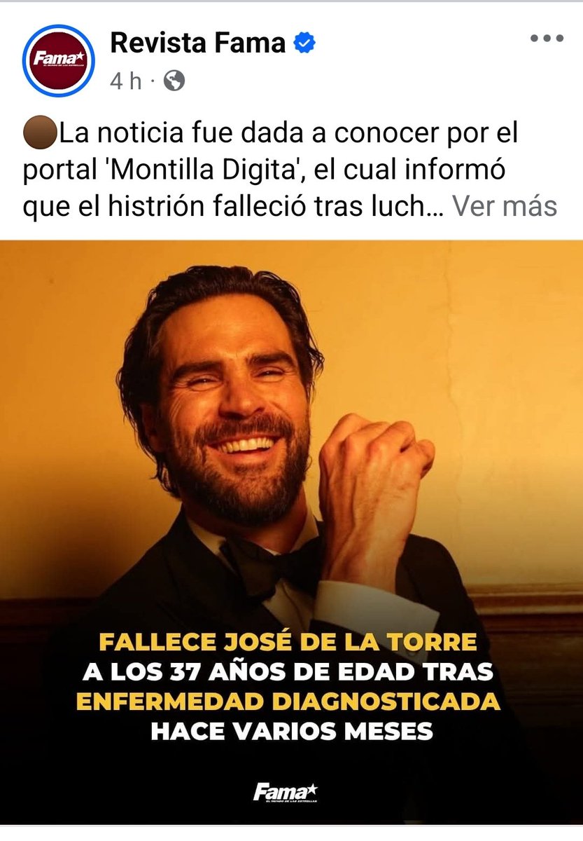 ALEGRA1988's tweet photo. Lo que antes podría ser muy raro, ahora es muy nornal
36 años 💉☠️💉☠️💉☠️
El histrión falleció tras luchar contra una enfermedad que le fue diagnosticada desde hace varios meses.
#todoNormal https://t.co/UmQgouPAHZ
