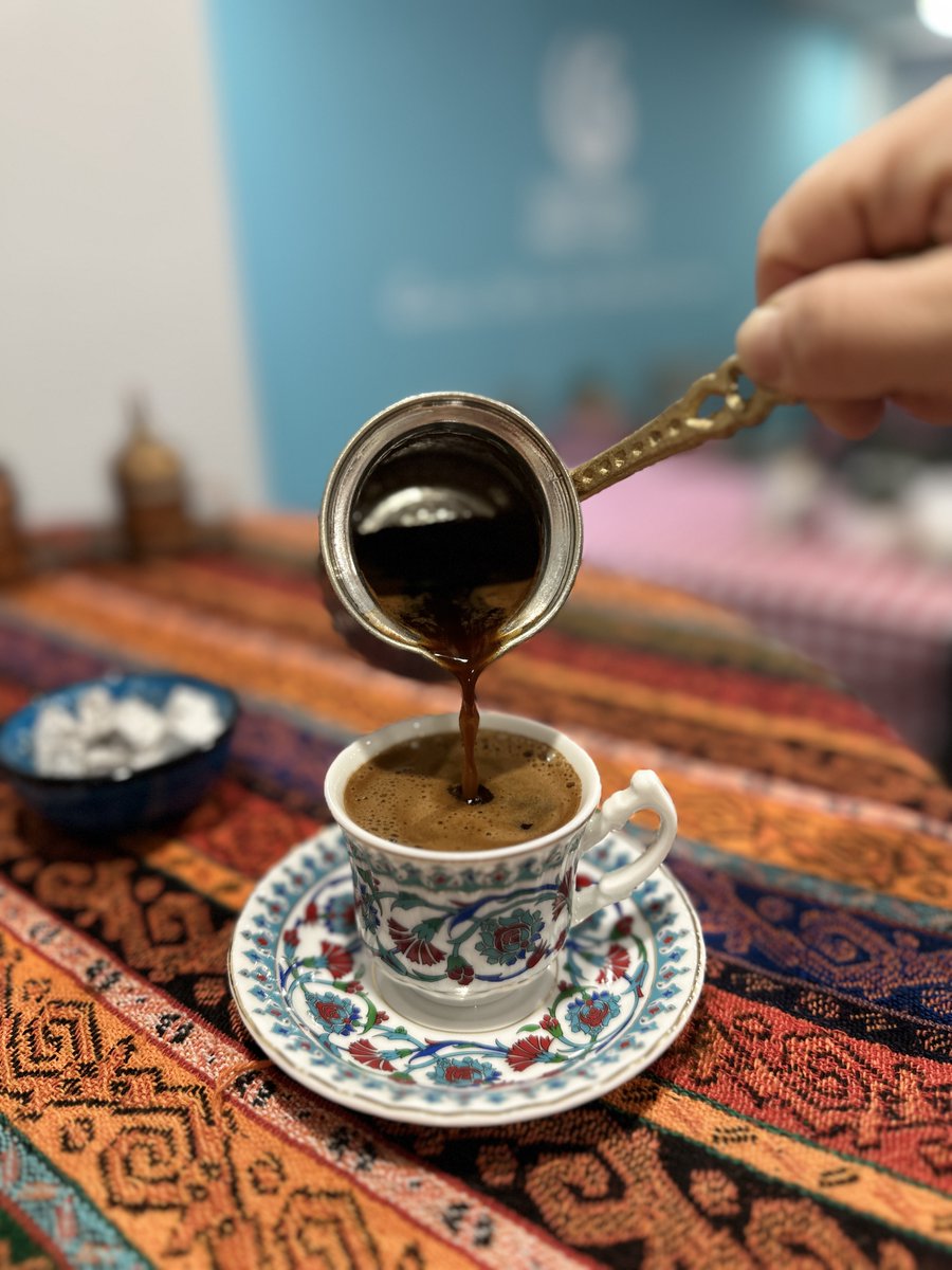 yeekanada's tweet photo. Celebrating World Turkish Coffee Day in Toronto! 🇹🇷

We hosted an Open House Coffee Day to celebrate and share the rich tradition of Turkish coffee, recognized by #UNESCO as an #IntangibleCulturalHeritage of Humanity.

Throughout the day, we welcomed guests and, in the evening, hosted a special ceremony with the honored presence of Mr. Can Yoldaş, Turkish Consul General in Toronto, alongside esteemed guests. Together, we savored frothy Turkish coffee paired with delicious Turkish delights.

From the aromatic brewing process to heartfelt conversations, the event was a true celebration of heritage and connection.

A heartfelt thank you to everyone who joined us and made this event unforgettable. ☕💙

There’s still time to join us for the workshop tomorrow at 2:30 PM at 78 Berkeley St., Toronto. We’d love to see you there!

#WorldTurkishCoffeeDay #TurkishCoffee #YunusEmreInstitute #CulturalHeritage #TorontoEvents 🇹🇷