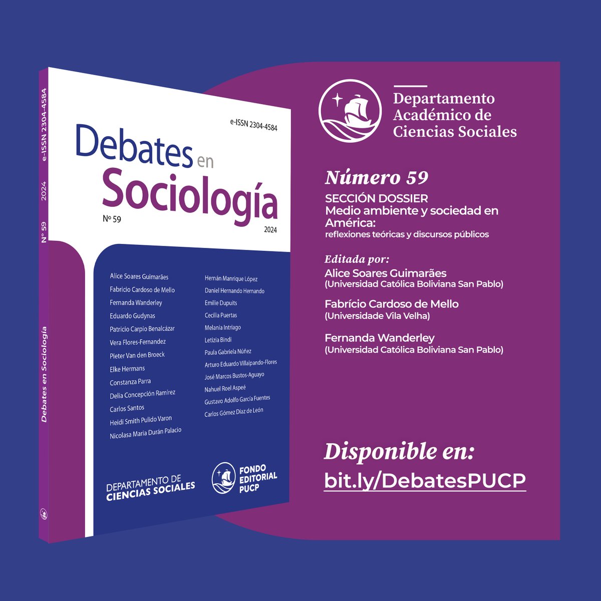 Revista Debates en Sociología - PUCP tweet media