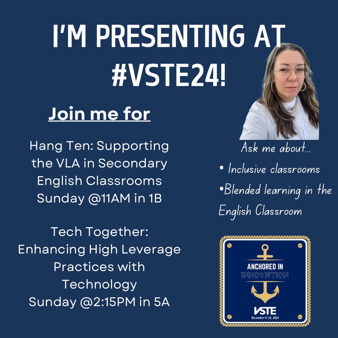 Rebecca Erin Comninaki (@rcomninaki) on Twitter photo #VSTE24 is almost here! Excited to be presenting again with <a href="/KatieF/">Katie Fielding</a> and for the first time with <a href="/kristenebutler/">Kristen Butler</a>! Excited to see all my Virginia educator friends this weekend 🙌 #VSTE24 is almost here! Excited to be presenting again with <a href="/KatieF/">Katie Fielding</a> and for the first time with <a href="/kristenebutler/">Kristen Butler</a>! Excited to see all my Virginia educator friends this weekend 🙌