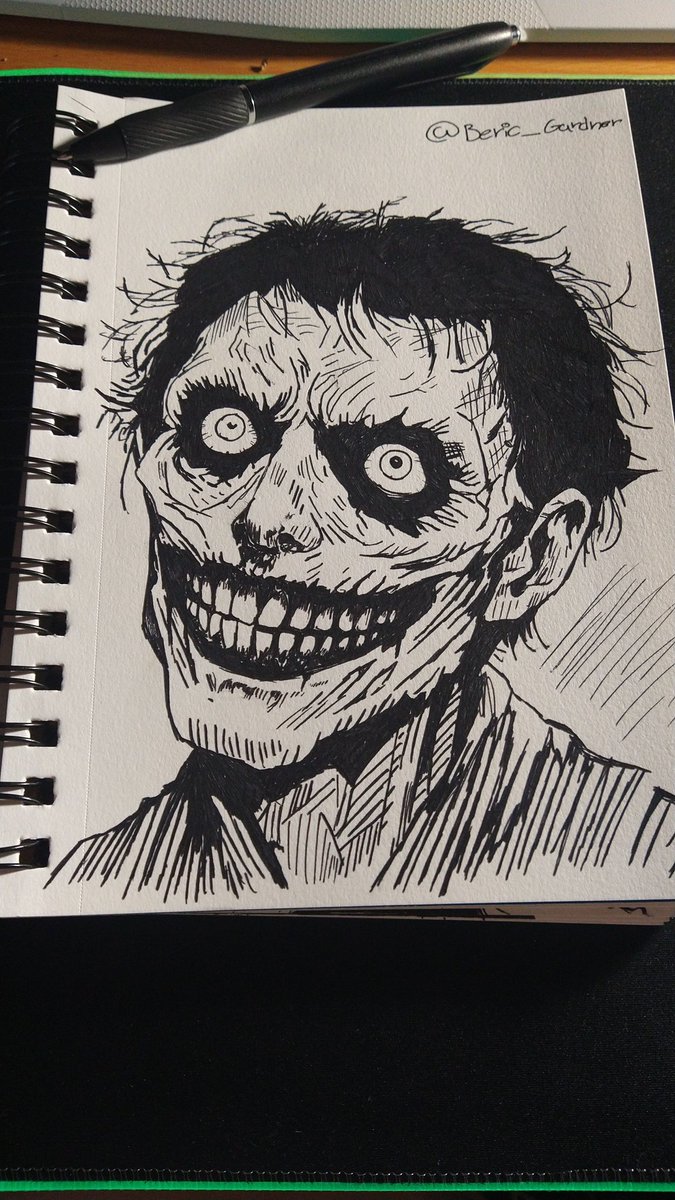 Have you seen this man in your?
#horror #art #bodyhorror