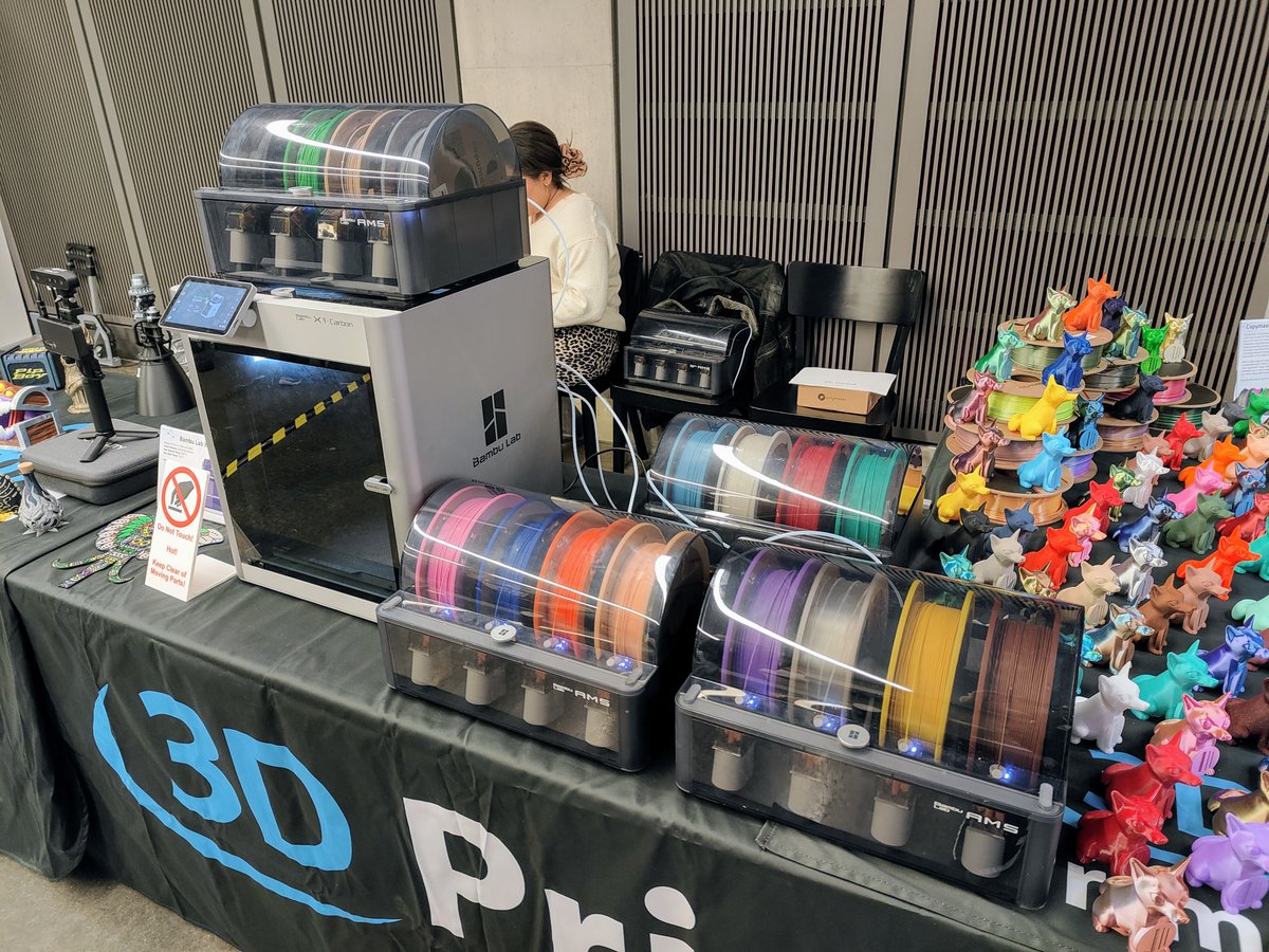 We're all set up and ready for SMRRF 2024 to start tomorrow!

If you're in the Manchester area, don't miss out!
The doors open at 10 am.

This is going to be such a fun weekend! 😁

#3DPrima #SMRRF #SMRRF2024 #3DPrinting #3DPrinter #3DScaing #Manchester