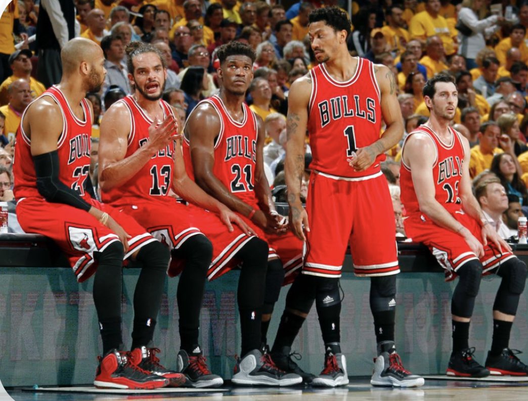 Bullsfans's tweet photo. One of the toughest lineups in #Bulls history https://t.co/Ddks0s3ysy