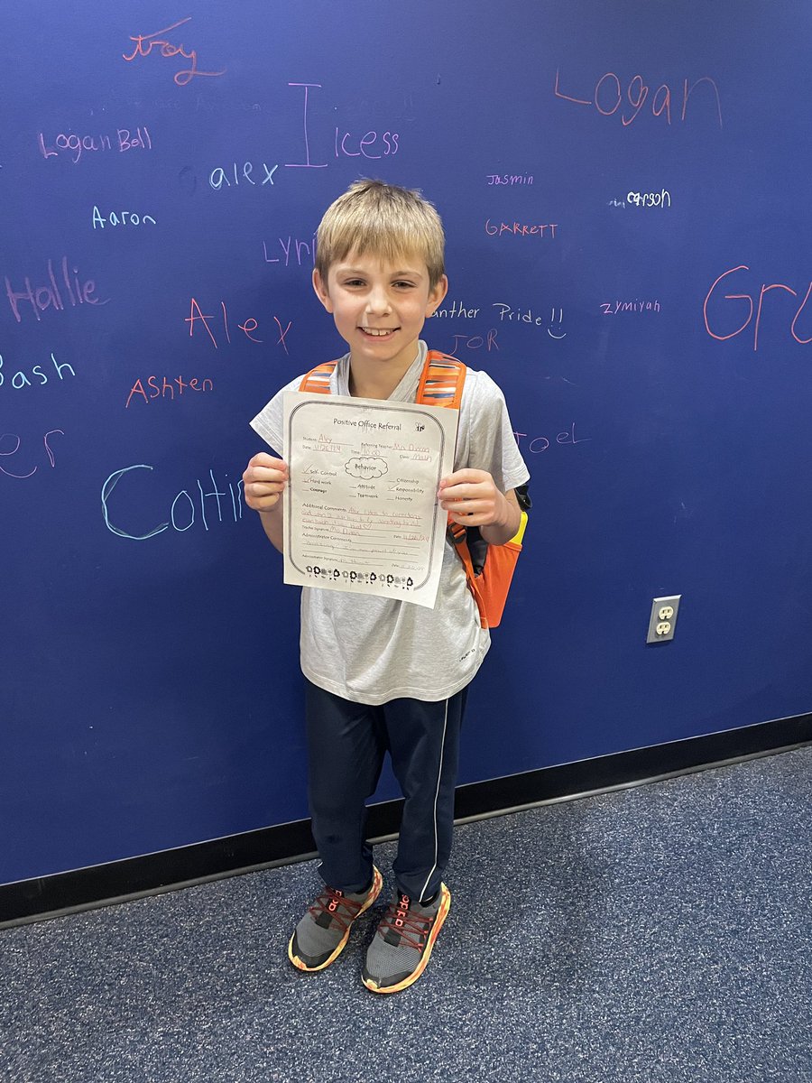 We are so excited about all of these Positive Office Referrals! Congratulations Roczen, Celsey, Brayden and Alex.🐾💛🖤