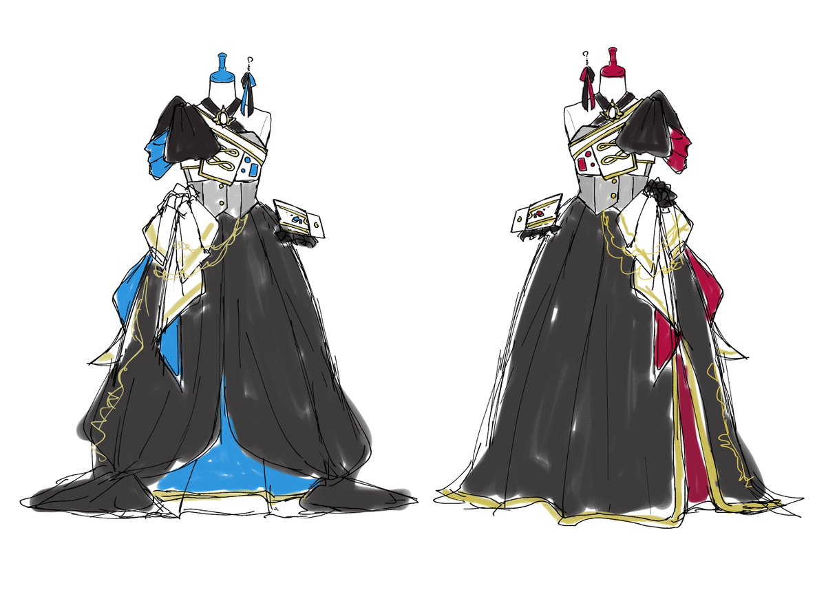 _xyumx_'s tweet photo. のわの衣装コンセプトはっきりしててとても描きやすい https://t.co/qguEbzXPJz