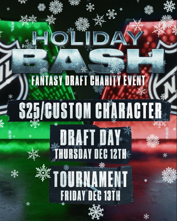 Tougie24's tweet photo. Happy to finally announce this years holiday charity stream! From the cage, to the ring, and now the Holiday Bash takes to the ice!

Fellow creators and friends of the channel "compete" in a CPU vs. CPU tournament while we raise money for local families at a stressful time!

🔽 https://t.co/QIa5uuWFfD