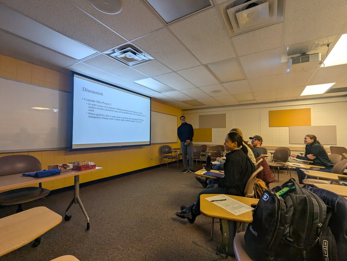 Chien-Yung Tseng (@chienyung_tseng) on Twitter photo Wrapping up my first-semester teaching <a href="/CSU_CivE/">CSU Civil and Environmental Engineering</a> with excellent group presentations! So proud of my students for their hard work and curiosity. I hope this class sparked their interest in the fascinating world of sediment transport!
#SedimentTransport
#Teaching Wrapping up my first-semester teaching <a href="/CSU_CivE/">CSU Civil and Environmental Engineering</a> with excellent group presentations! So proud of my students for their hard work and curiosity. I hope this class sparked their interest in the fascinating world of sediment transport!
#SedimentTransport
#Teaching