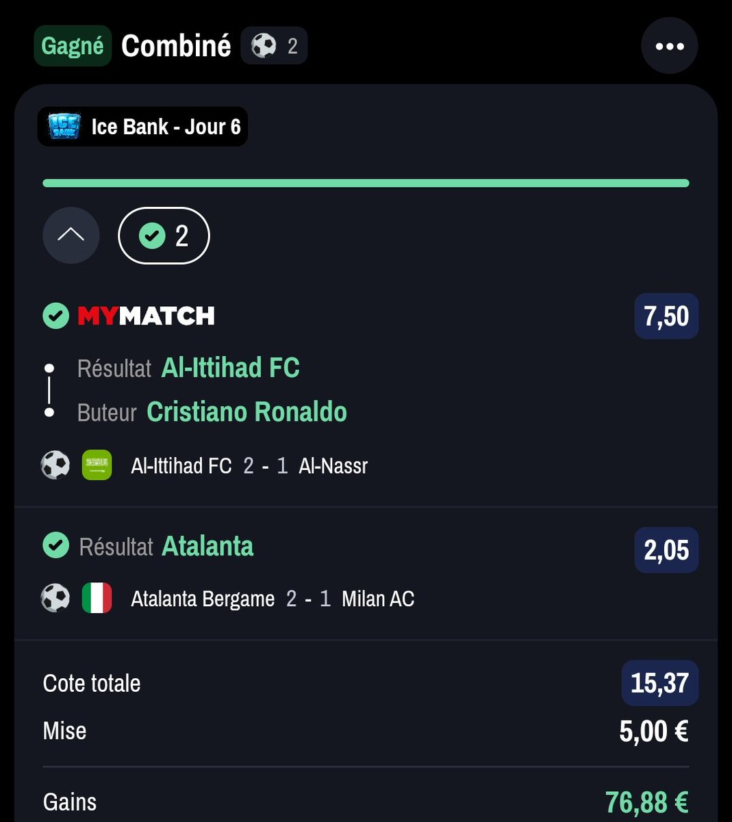 DemsBets's tweet photo. 🤑🤑🤑🤑🤑🤑🤑🤑🤑🤑🤑🤑

Vous voyez ce genre de paris ?

C'est ici que ça se passe 
https://t.co/uA0PwEWkyj https://t.co/b36fLz2OQZ