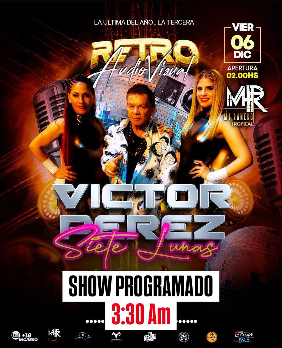 ZapalaUrbana's tweet image. #7LUNAS EN VIVO - SHOW 3:30 AM 😎 @victor.perez7l Y TODO EL RITMO 😎
.
.
.
.
.
.

#zapala #mirancho #inigualables #FIESTARETRO #sietelunas #fiesta #show #retro #34añosdehistoria #loncopue #laslajas #cutralco #neuquen #patagoniargentina #cumbia @destacar @seguidores