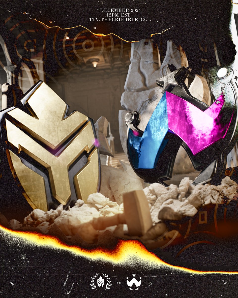 Tomorrow, a champion rises 👑

<a href="/LycusEmpire/">hehe</a>⚔️<a href="/Wildcard_GG/">Wildcard</a> Queens
📅: December 7th, 2024
🕛: 12pm EST // 9am PST
📺: ttv/TheCrucible_GG