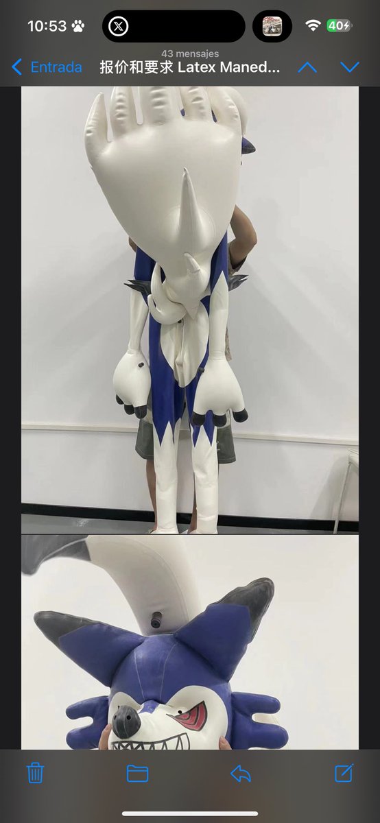 RubberShox's tweet photo. I bought a Lycanroc Latex Suit~
I'm gonna receive him on January - February ~
Thanks to a friend for helping me find the creator of the suit.
The people who own the suits ignored my questions...😒 #Rubberroc #latex #Furlatex #Furry #Rubberfur #Rubber #LycanrocSuit https://t.co/OMLBXxriEl