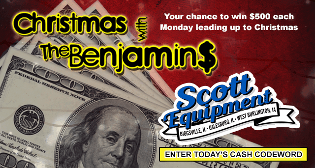 thelaseronline's tweet photo. As you head into the weekend, be sure you've signed-up for your chance to win $500 cash on Monday (12/09) with The Laser's, "Christmas With The Benjamins"!
Here's an extra Cash Codeword that will unlock an entry at https://t.co/hTRvNxnAPI: MOOLAH https://t.co/WBaBXBlAYc
