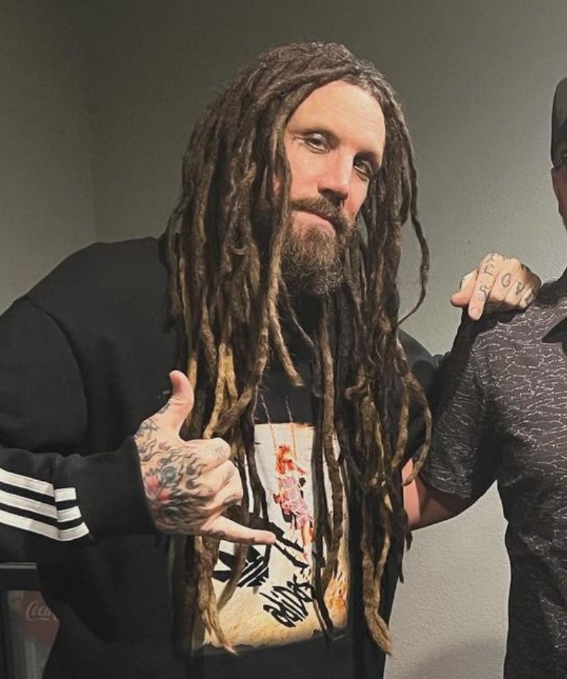 Me leaving the Korn concert with Brian Head Welch up my ass