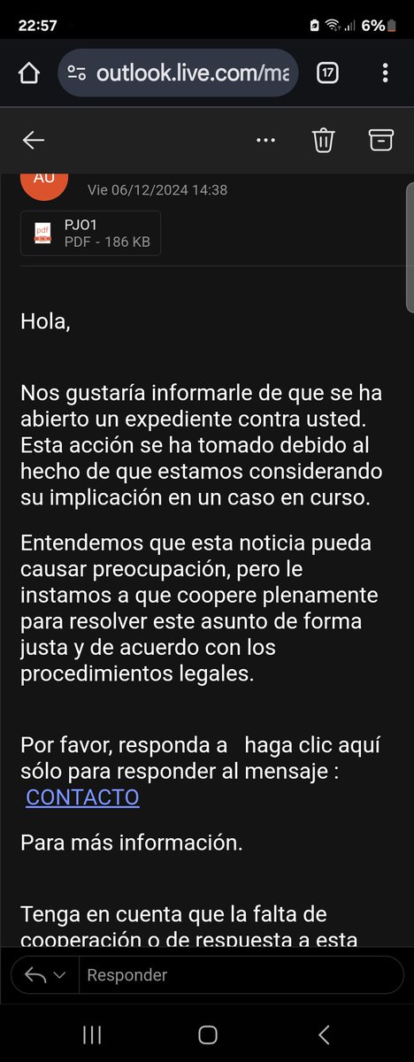 Djmarkrules's tweet photo. @policia Hola me gustaria denunciar dos cuentas de correo electrónico que se hacen pasando por ustedes. Pidiendo una X suma de dinero.

analourdes.romerour@anahuac.mx

oficinanacional.policia@gmail.com

Mandan archivos pdf en los cuales te hacen una denuncia y tienes que pagar
 https://t.co/T72qwNaVGt