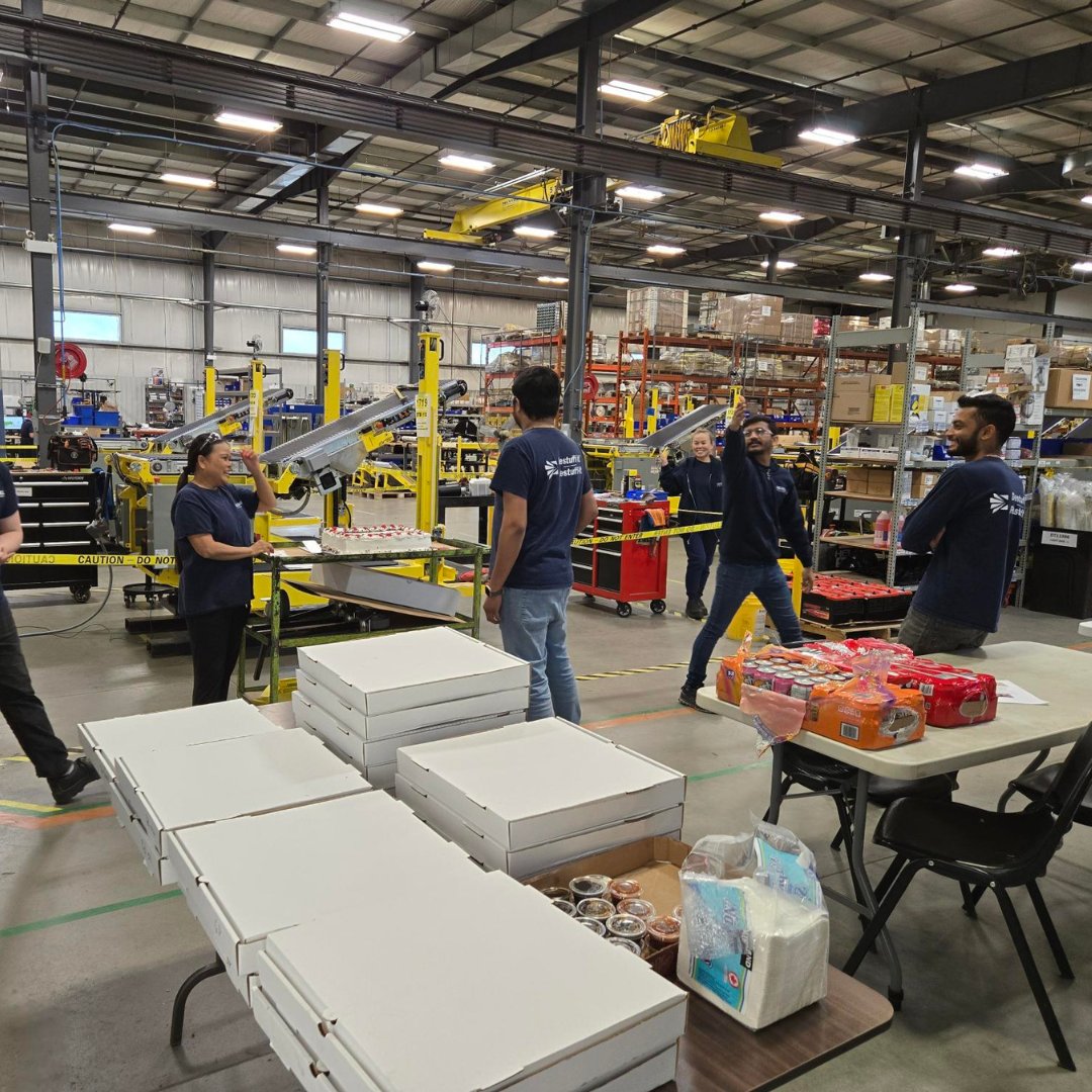 Gorbelinc's tweet image. Gorbel® Elmira Celebrates a CBC Production Milestone 🎉
 
Our Warehouse Solutions Team in Canada produced more Cascading Belt Conveyors (CBCs) this year than ever before!
 
#Gorbel #Manufacturing #Celebration #Warehousing #Logistics #Production