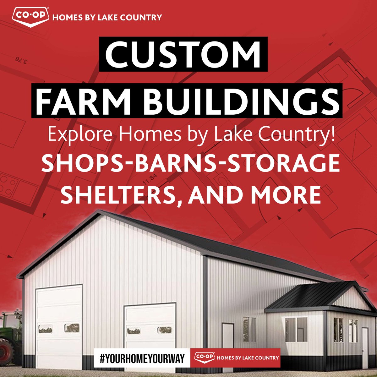 🏗️ Big news! Homes by Lake Country is here to bring your vision to life! Whether it’s a custom shop, barn, or shed, we’re ready to build exactly what you need.

📍 Highway 2 North, off the Red Wing Service Road
📞 306-764-4663
