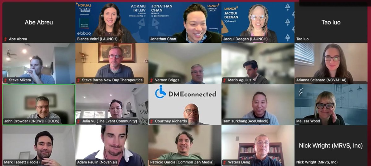 🚀 Startup Tuneup Day 2 is off to a great start! Takeaways from this morning ⬇️