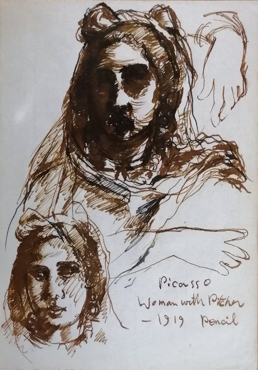 ◉画像1枚目と2枚目:1977年(藝大1年時) 18×12.6cmの紙に褐色のインク