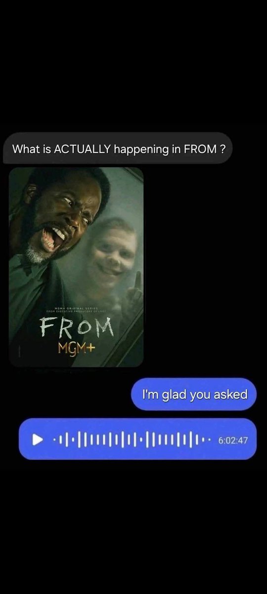 EmansReviews's tweet photo. When people ask me about #FROM 😅

#FROMily #FromonMGM https://t.co/2FE1as4DoS