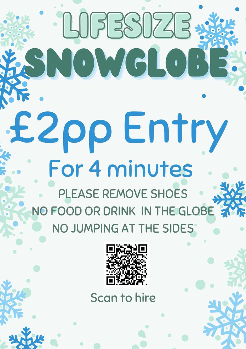 stmptfa's tweet photo. One week until our Christmas Fair!! This year we have a giant snow globe coming!! Let your kids go wild inside and have a soft snowball fight! A big thank you to Coco’s Creations for bringing your snow globe and a chance to meet Santa!! @STM_Hull https://t.co/BRQ5I8sdBc