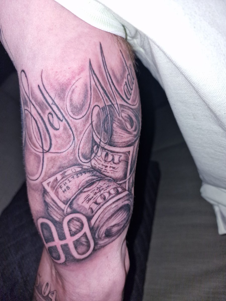 Got this tattoo back in 2021 when I made my first million with $ONE <a href="/harmonyprotocol/">Harmony 💙</a> Feels like 2021 again 🤑