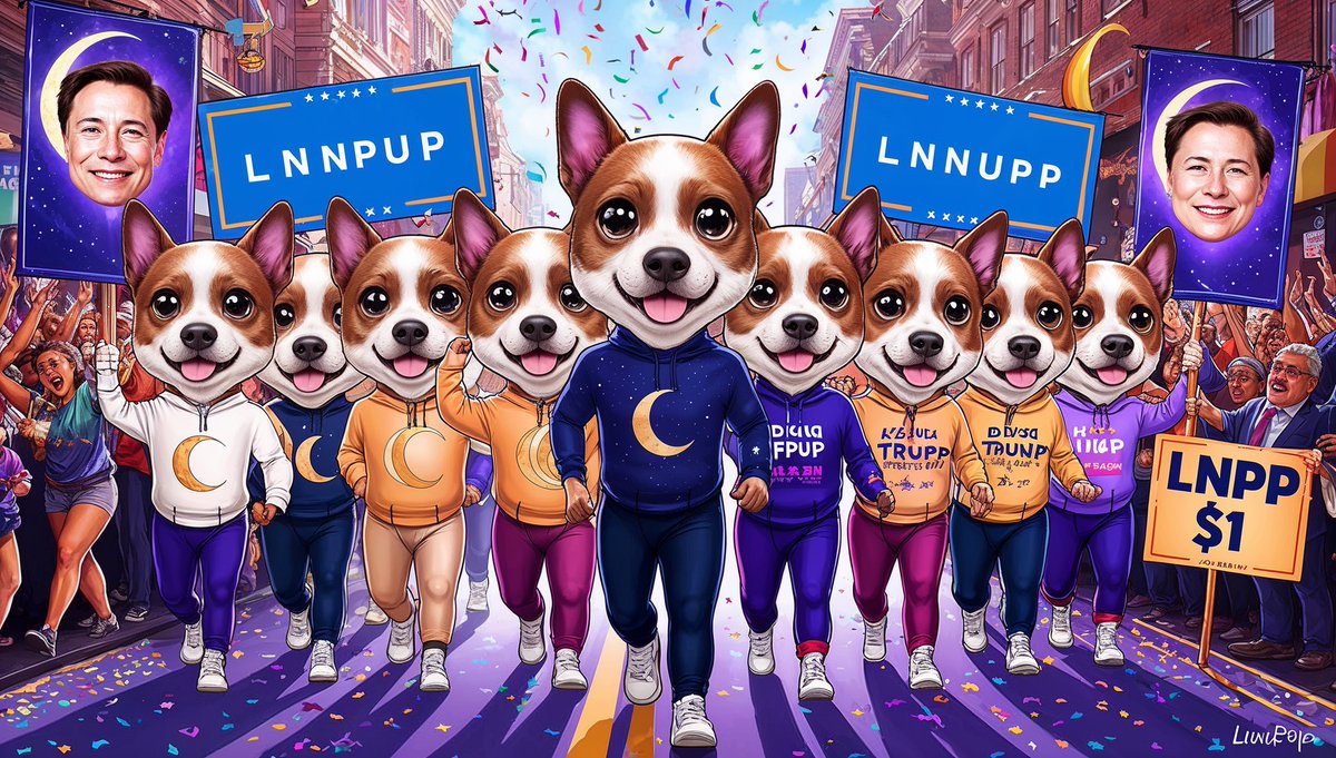 lunapuppp's tweet photo. 🐾 LunaPup on the rise! 🚀

Elon fans, Trump supporters, and LNPP believers unite for the $1 mission! 🌙🎉

don’t miss your chance to join the ride. 🌙💜
#LunaPup #LNPP #ElonMusk #memecoin #SolanaMemeCoin  #CryptoRevolution https://t.co/Ca5EOQcKh4