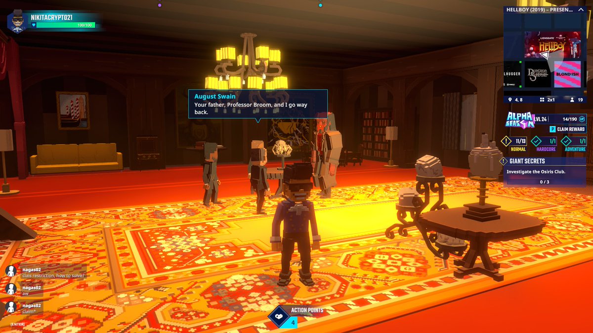 NikitaCripto's tweet photo. Sneaking into the Osiris club in Hellboy (2019) in @TheSandboxGame. Things are about to get supernaturally exciting! 😈🔥 @Lionsgate https://t.co/x9JR0kDkzB #TheSandbox #AlphaSeason4 #AS4SocialChallenge https://t.co/UKoQruYMcH