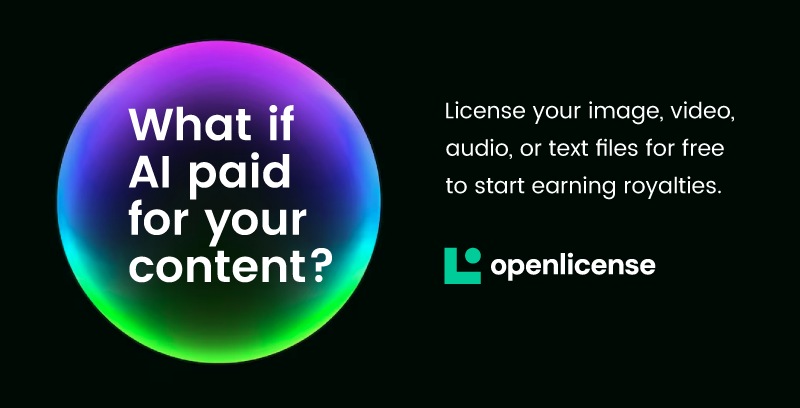 openlicenseai's tweet photo. Openlicense Beta is officially open!
 
Content owners can now protect their internet data using personalized licensing tags and begin earning revenue from their intellectual and artistic property when it is used by AI.

https://t.co/KE5spYChe1

#Openlicense #CreativeEconomy https://t.co/TweLOmYbw1