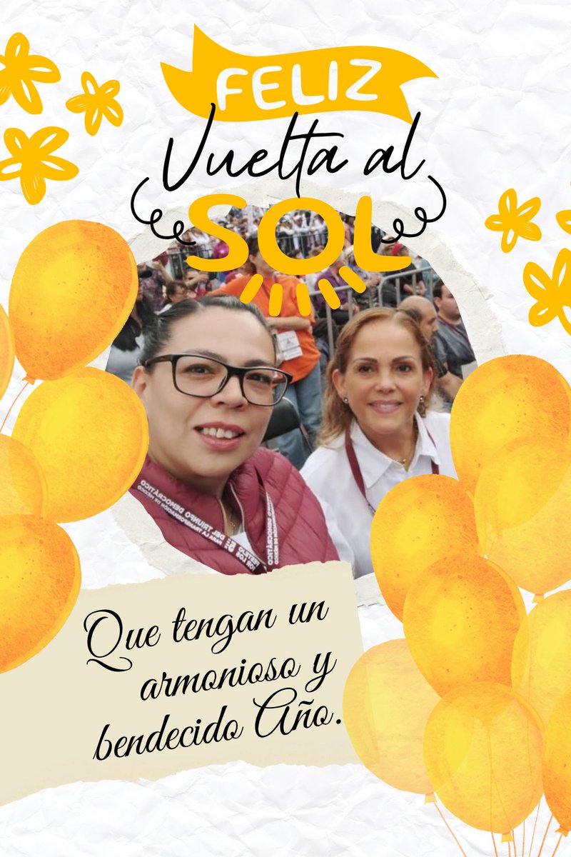 Feliz vuelta al Sol. Hoy celebro tú  vida y deseo que este nuevo inicio el Universo te llene de bendiciones, alegría, éxito, paz y prosperidad, querida amiga <a href="/OlgaRomeroGC/">Olga Romero Garci-Crespo</a> ten una buena vida. ✨️💫🔅💖🎂🎂🎂