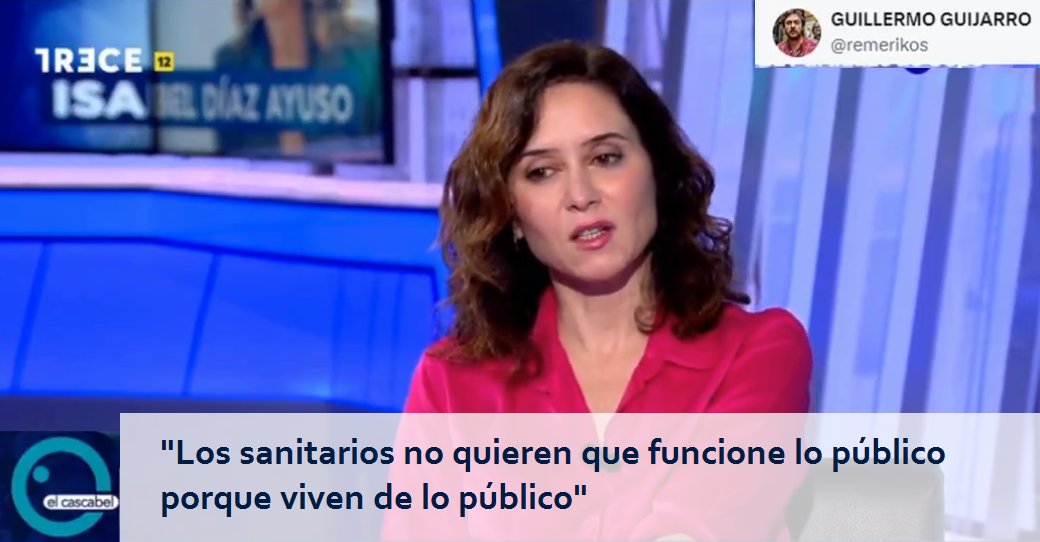 #PAYUSADA
mierda sin sentido que suelta Ayuso y se tragan sin rechistar en sus medios untados