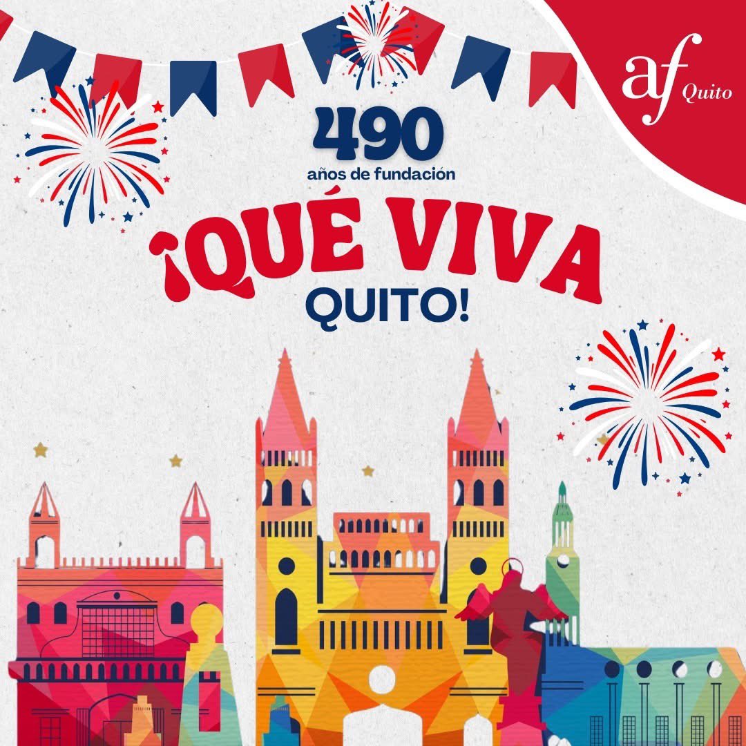 ¡Qué viva Quito! 💙❤️💙

Hoy celebramos los 490 años de fundación de nuestra querida y hermosa ciudad. Celebramos su cultura, tradiciones y legado ✨
¡Qué viva la Carita de Dios! 👏

#VivaQuito #quito #fundaciondequito