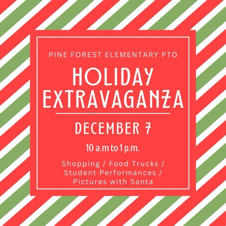 Come out to PFE tomorrow from 10 to 1pm to our Holiday Vendor event with food trucks and performances! Hope to see you there!