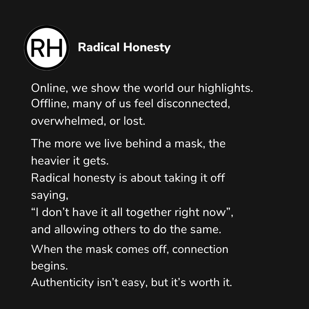 Radical Honesty tweet media