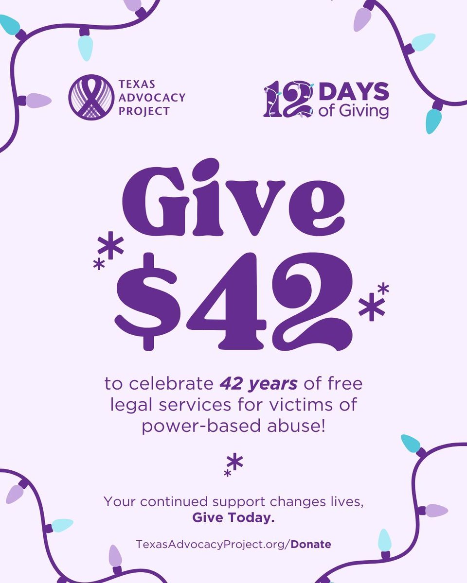 Texas Advocacy Project tweet media