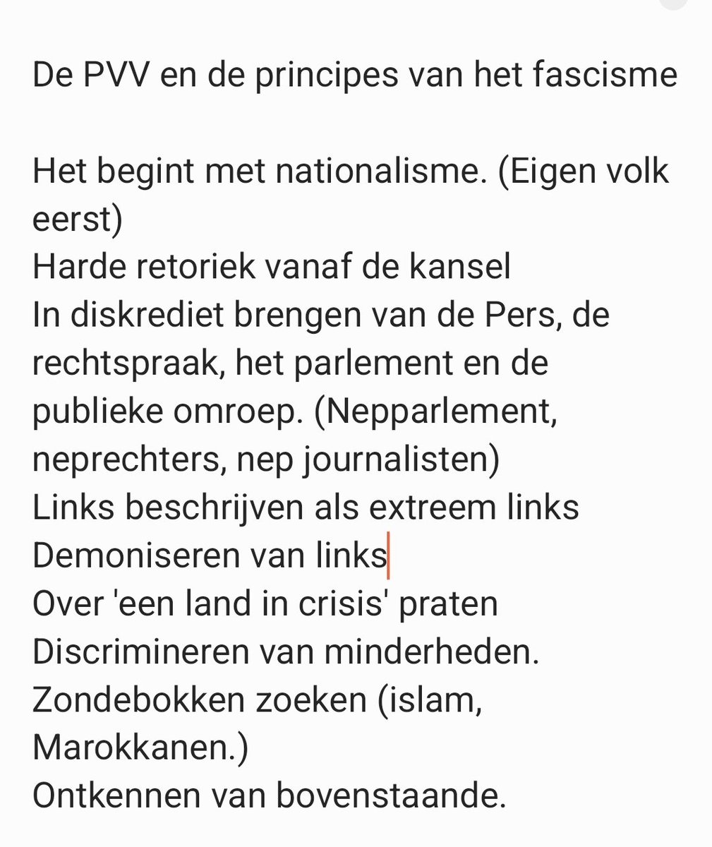Onair58's tweet image. De PVV en de principes van het fascisme. Laat de wolkbreuk neerstorten op het hoofd van @DilanYesilgoz @geertwilderspvv @PieterOmtzigt @lientje1967
DEEL!