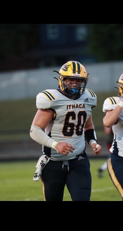 Honored to have received First Team All state as an offensive lineman 
<a href="/AlmaCoachCole/">Scotty Cole</a> <a href="/BinksSparty/">Justin</a> <a href="/JordanHessbrook/">Jordan Hessbrook</a> <a href="/ITHACAJACKETFB/">Ithaca Yellowjacket Football</a>